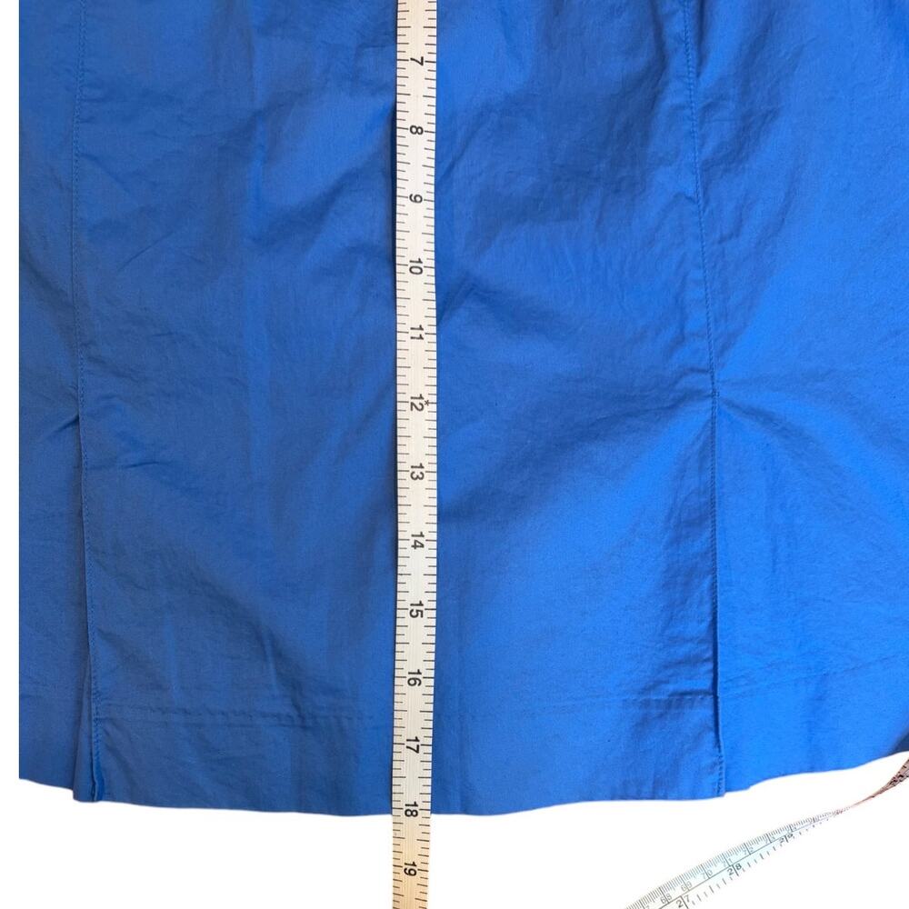 Vintage RALPH LAUREN SPORT Skort Skirt Women's 8 Blue Stretch 100% Cotton Y2K - Picture 5 of 8